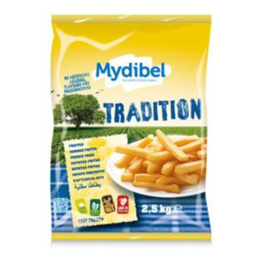 Frite Tradition MYDIBEL  4 x 2.5 KG